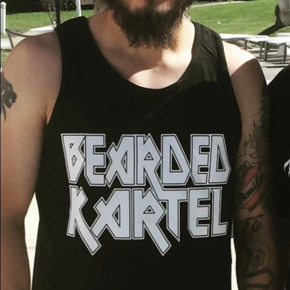 Bearded kartel tank top